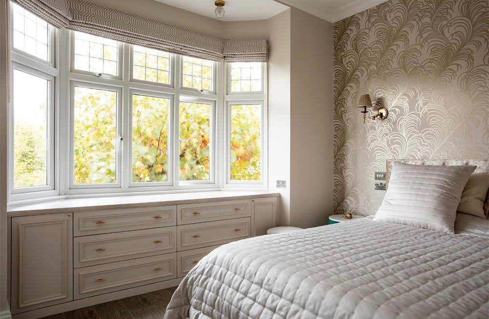 Bespoke bay window storage seat